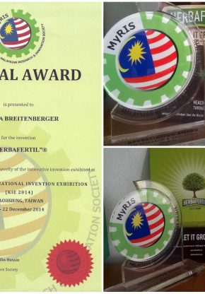 2a Specijalna nagrada Malezije na sajmu inovacija u Maleziji za izvanredan poboljšivač tla Herbadesign